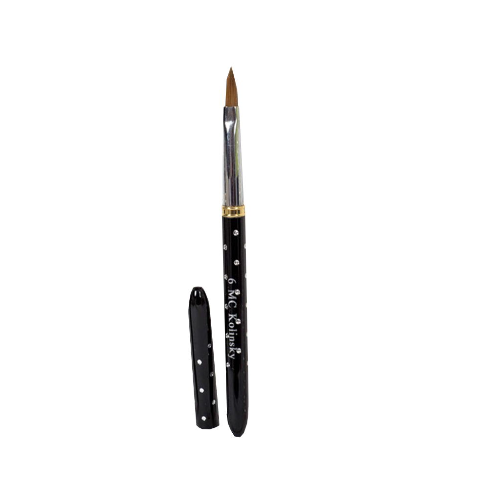 Pincel Kolinsky para Uñas Acrílicas Black Rock