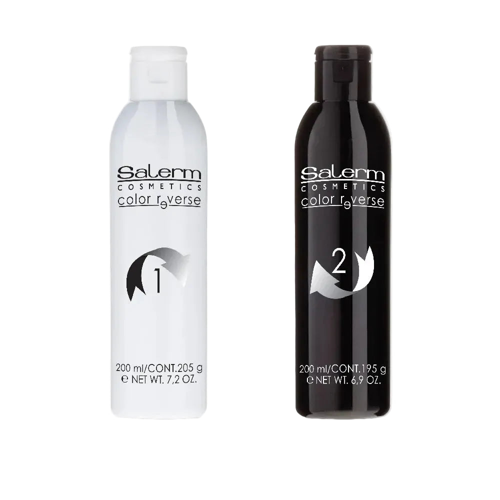 Salerm Color Reverse | Kit Eliminador de Tinte Profesional sin Dañar el Cabello | 2x200ml