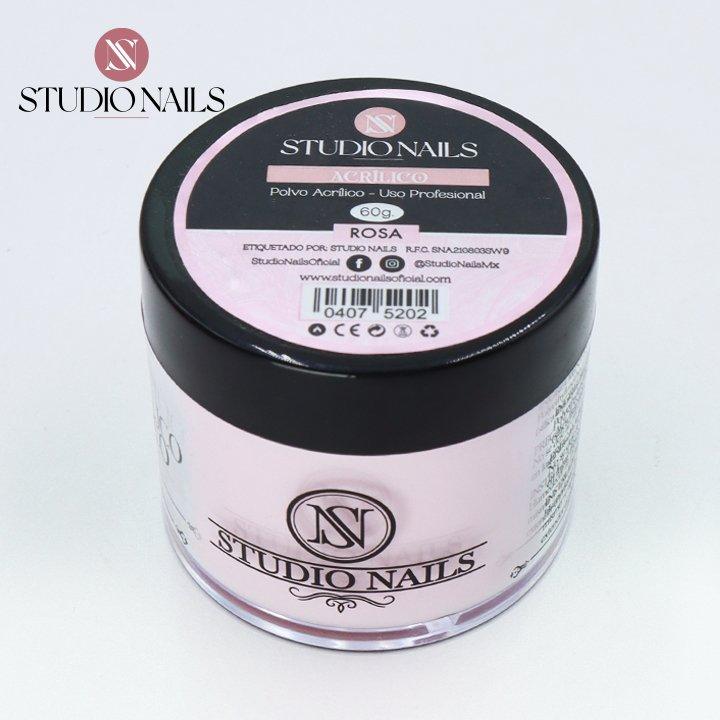 Polvo Acrilico Rosa para Uñas