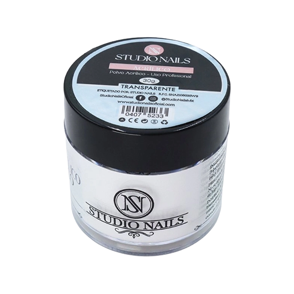 Polvo Acrílico Transparente para Uñas