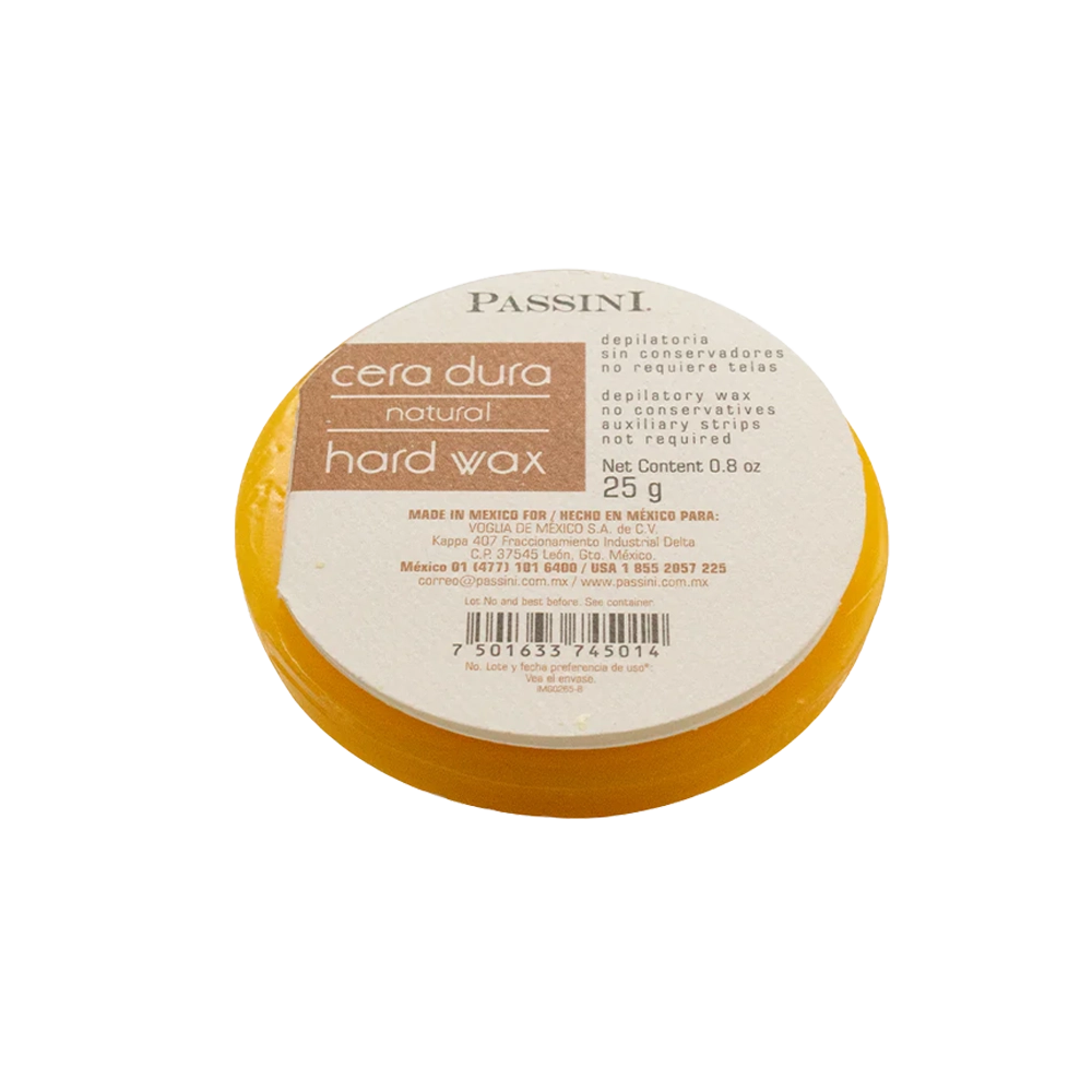Cera Dura Tipo Española Natural