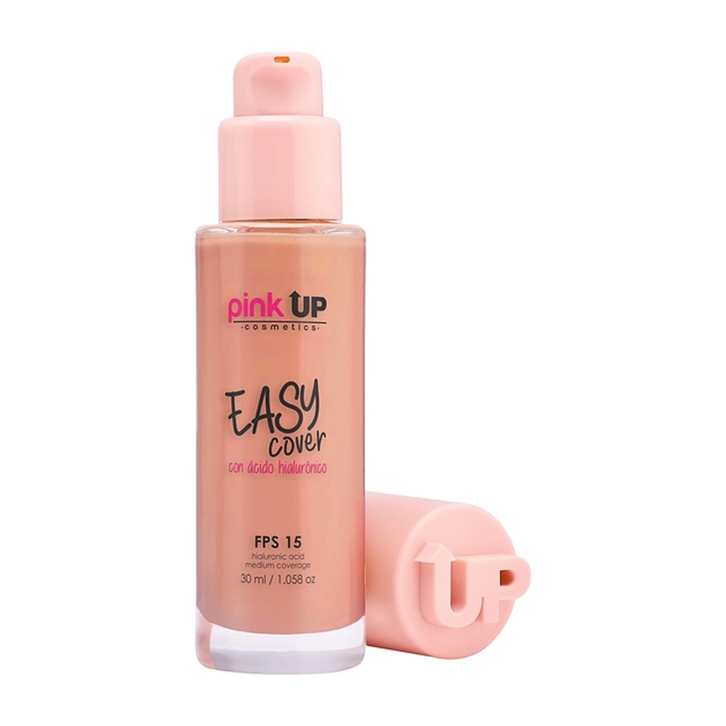Pink Up Easy Cover Base Hidratante con Ácido Hialurónico – 700 Cinnamon