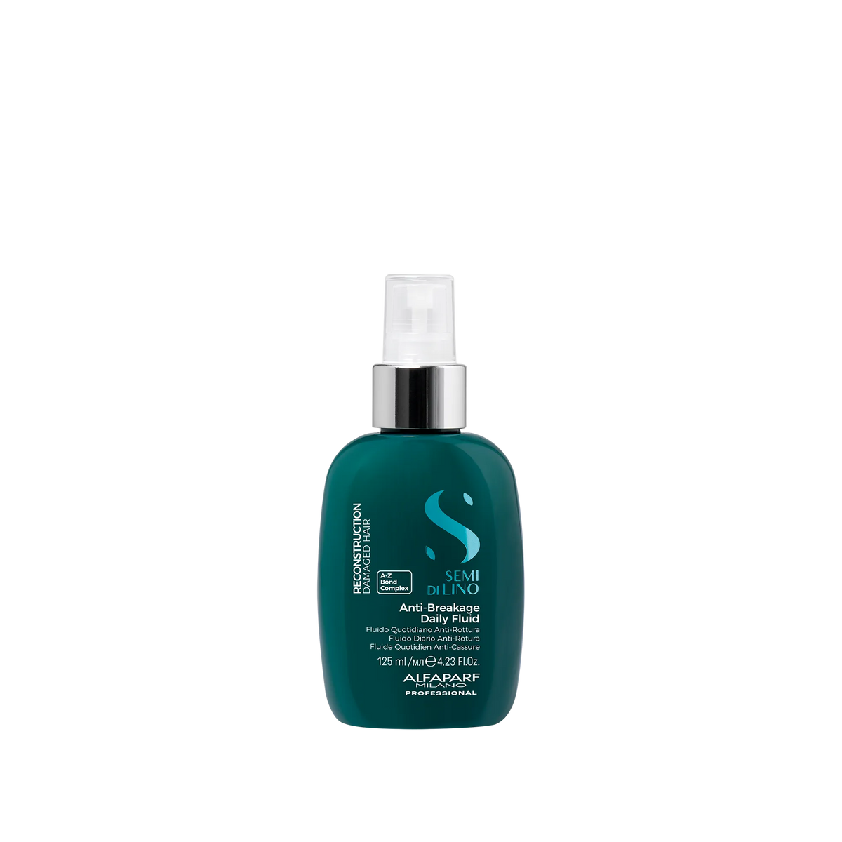 Semi Di Lino Reconstruction Anti-Breakage Daily Fluid Reparación y Fortalecimiento 125 ml