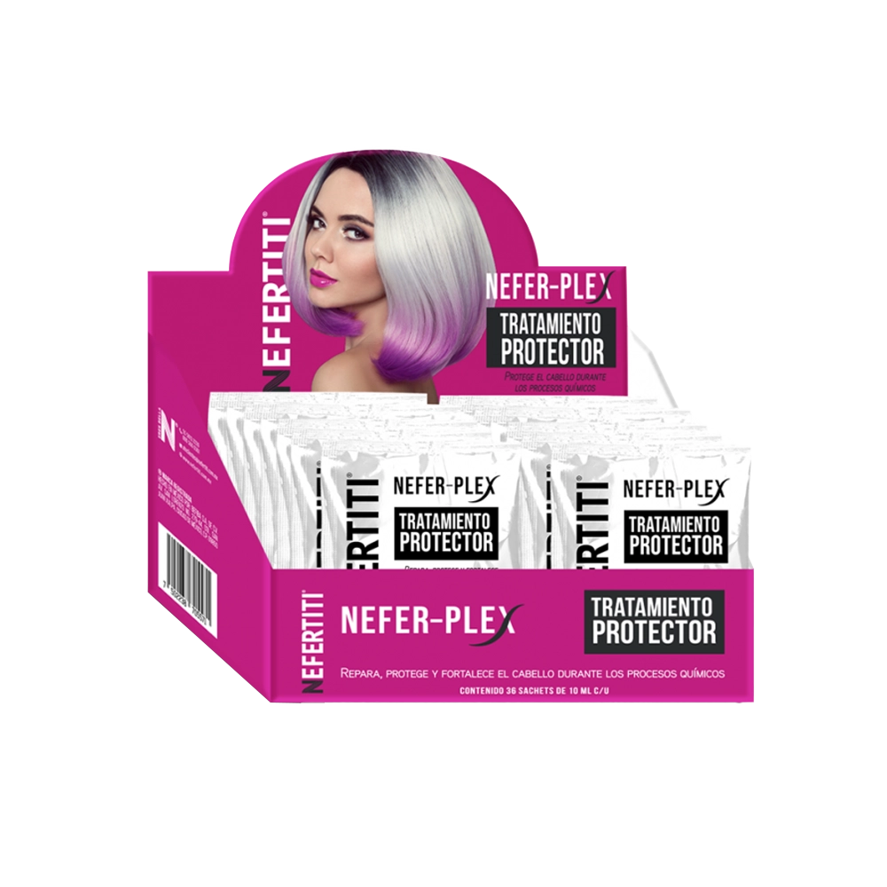 Nefertiti Nefer-Plex tratamiento protector plex sobre 10 ml – caja exhibidora