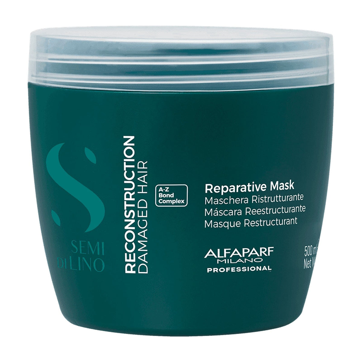 Mascarilla reparadora Alfaparf Semi di Lino Reconstruction Reparative Mask 500 ml