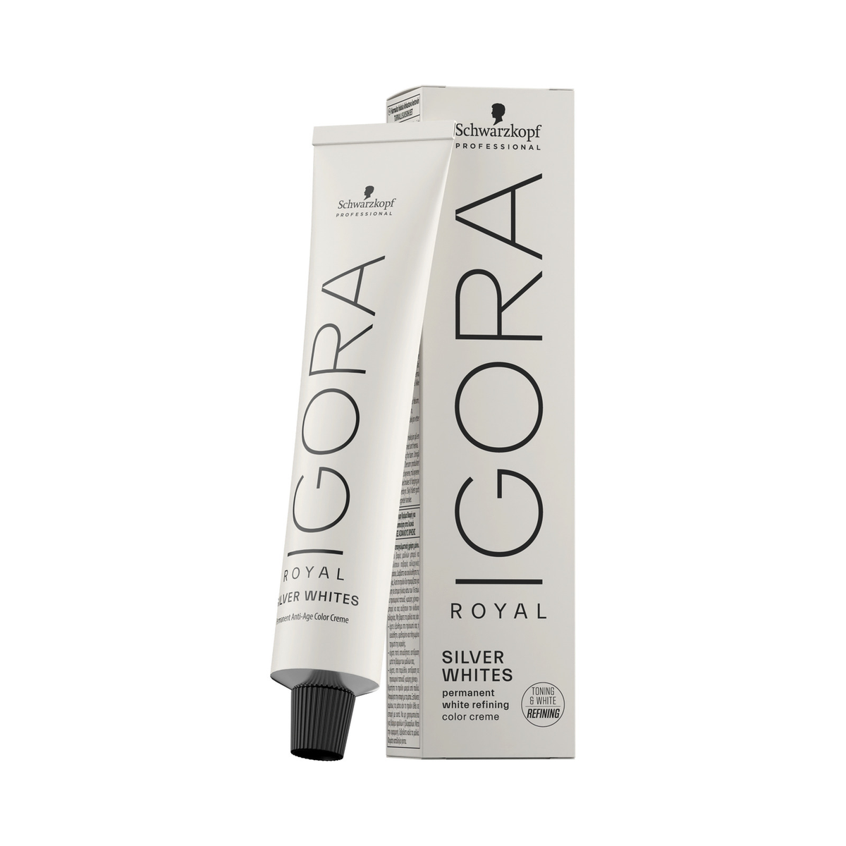 Schwarzkopf Professional IGORA ROYAL Silver Whites, caja y tubo de 60 ml