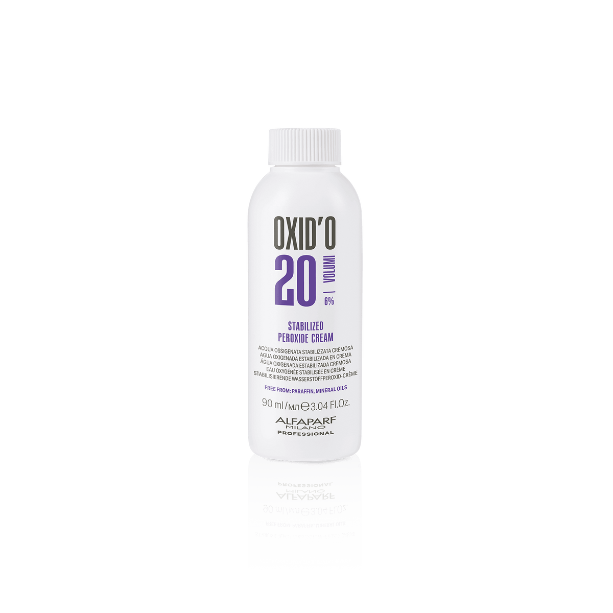 Alfaparf Milano Oxid’o 90 ml, 20 volúmenes — envase oficial del volumen y tamaño indicados