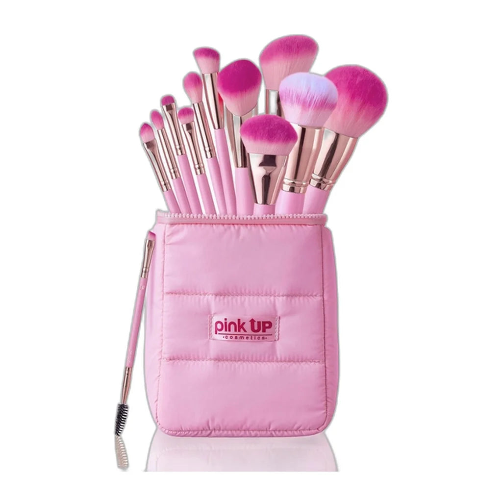 Pink Up Set de 12 Brochas Puffer Pinky – Default Title