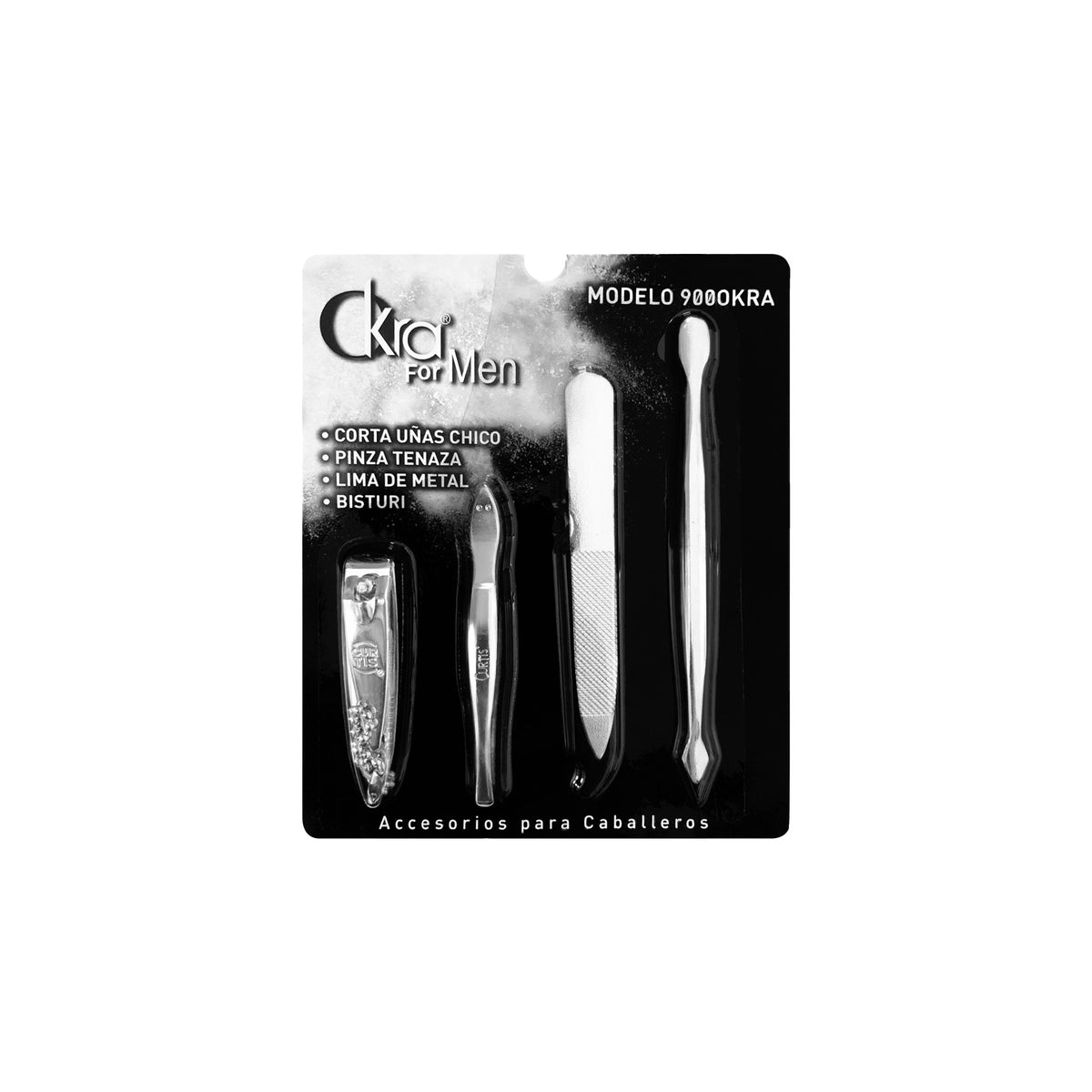 Curtis Kit de Manicura Masculino Cuidado Integral de Uñas y Cutículas Presentación Única