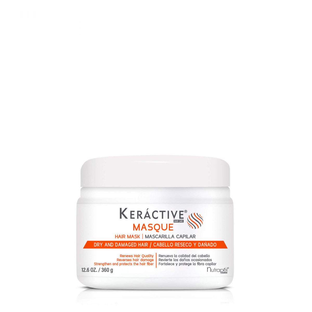 Nutrapel Keráctive Masque Hidratación Profunda para Cabello Reseco 360 g