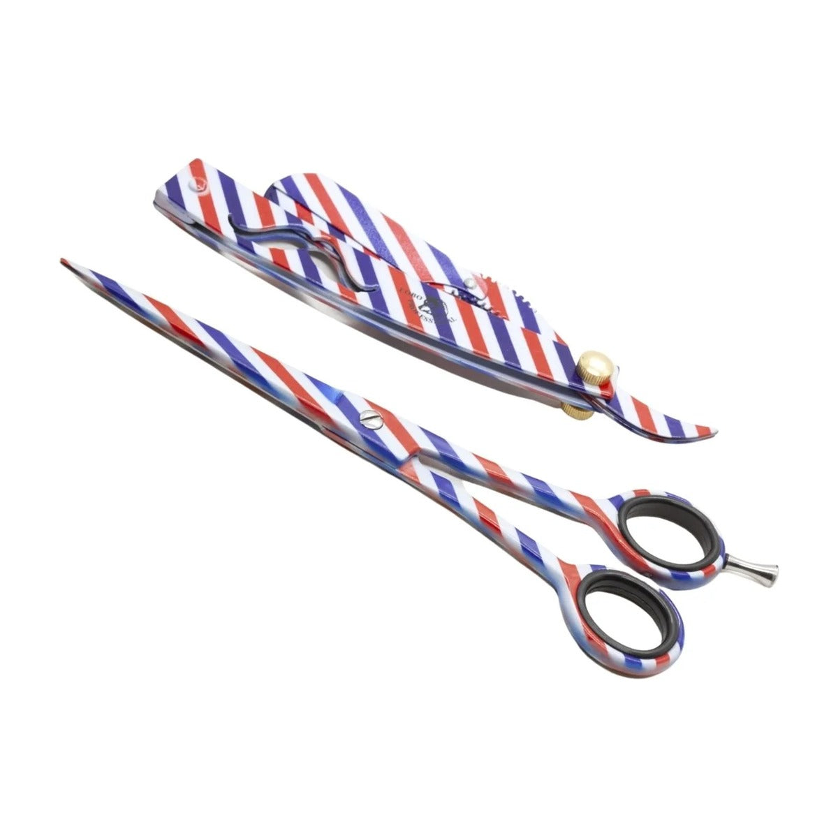 Lobo Juego de Portanavaja y Tijera para Barbero