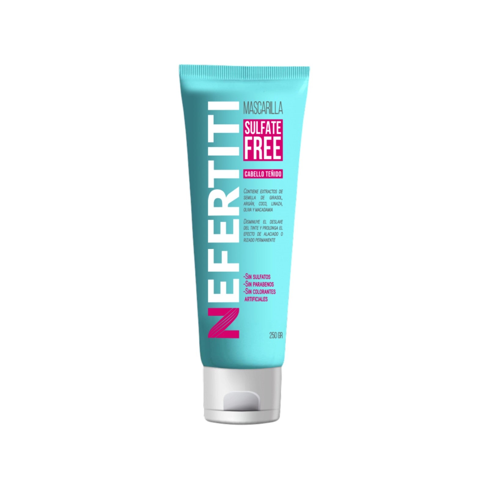 Nefertiti Sulfate Free Mascarilla Cabello Teñido Protección de Color 250 g