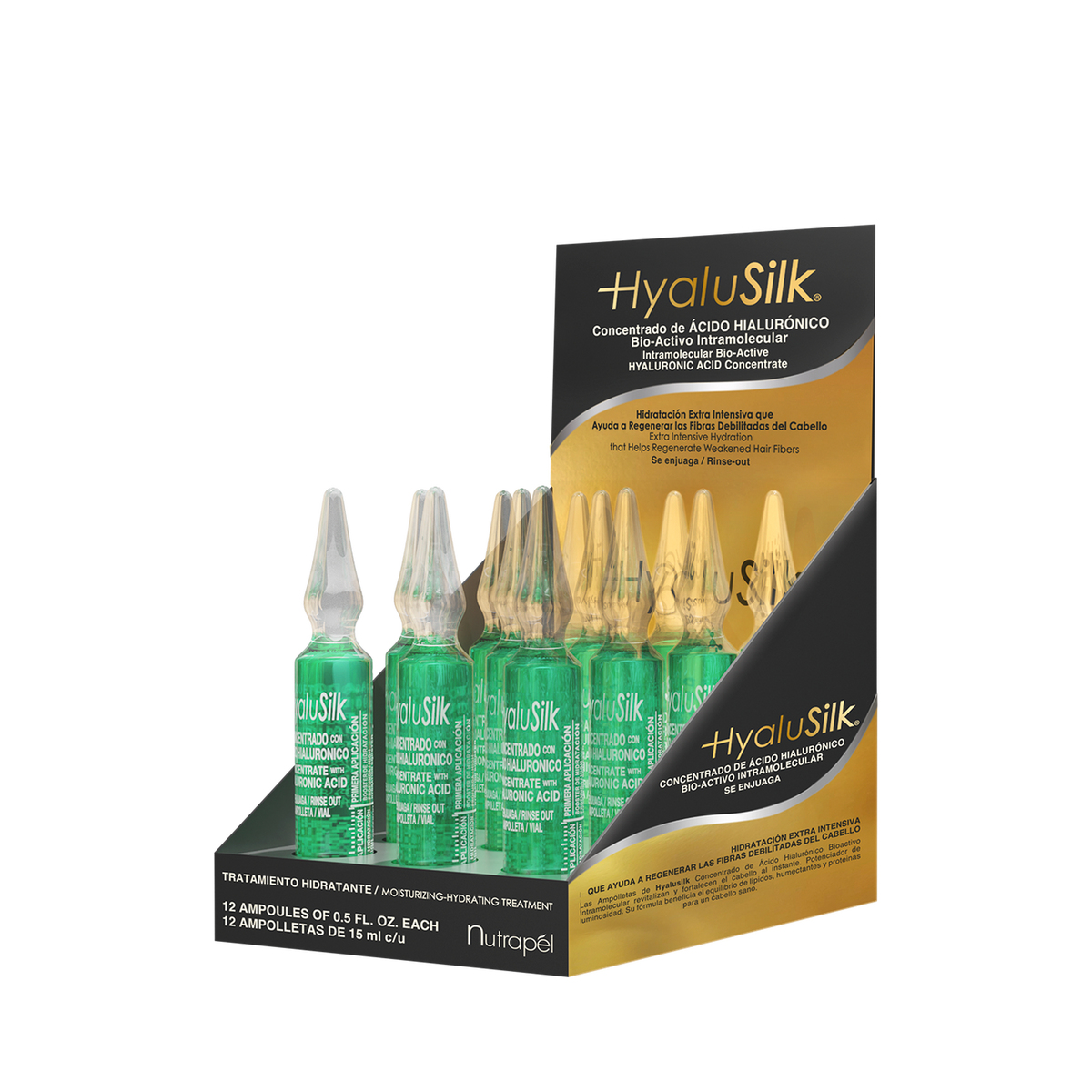 Ampolleta hidratante Nutrapel HyaluSilk 15 ml (por pieza)