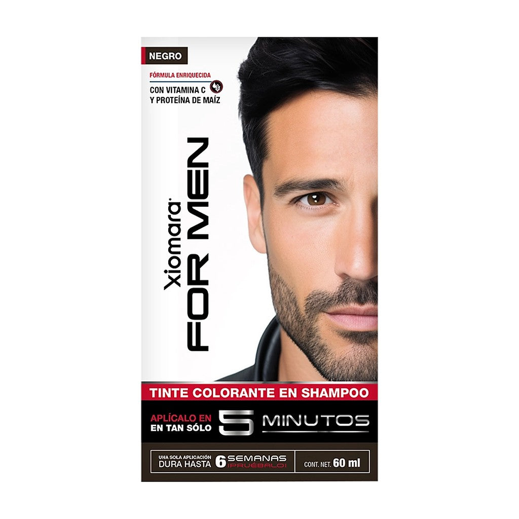 Tinte para barba y bigote Xiomara For Men – Negro