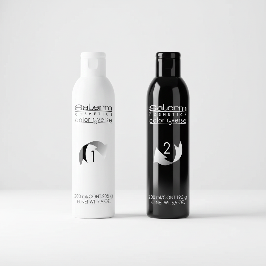 Kit Salerm Color Reverse eliminador de tinte profesional 2x200ml frascos 1 y 2