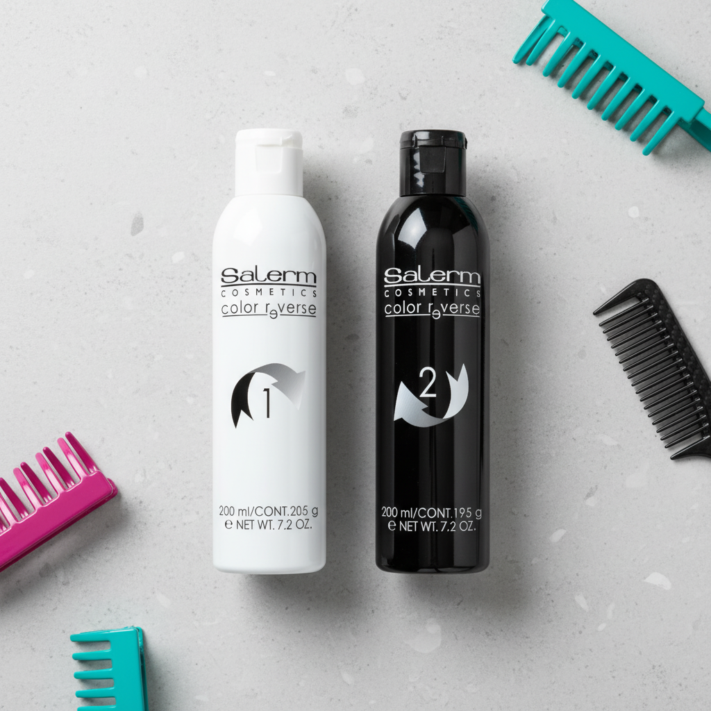 Set Salerm Color Reverse con accesorios de peluquería profesional para corrección de color