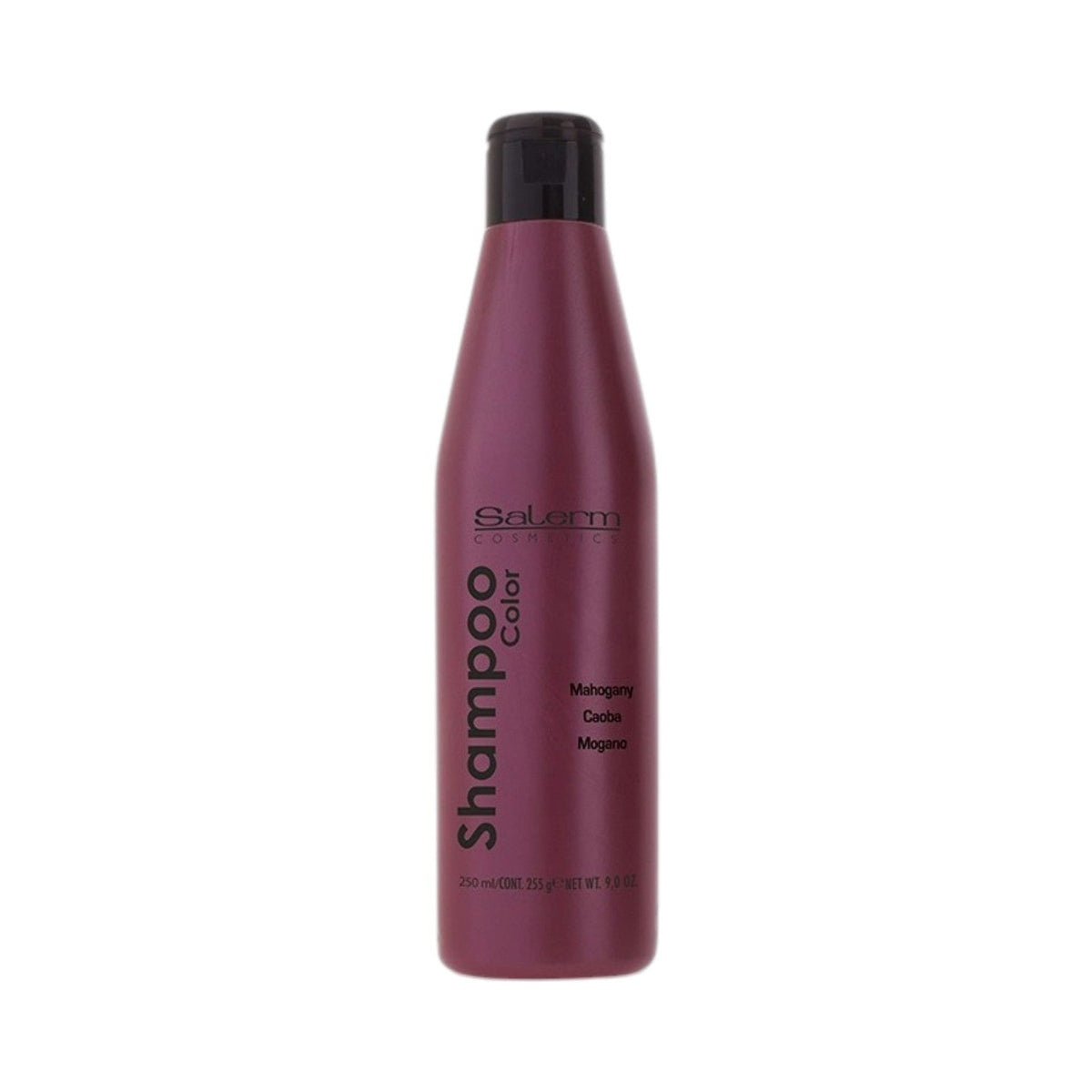 Salerm Champú Color Caoba 250 ml, botella frontal