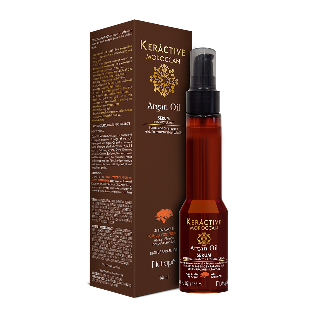 Nutrapel Keráctive Moroccan Serum Reestructurante con Aceite de Argán 144 ml
