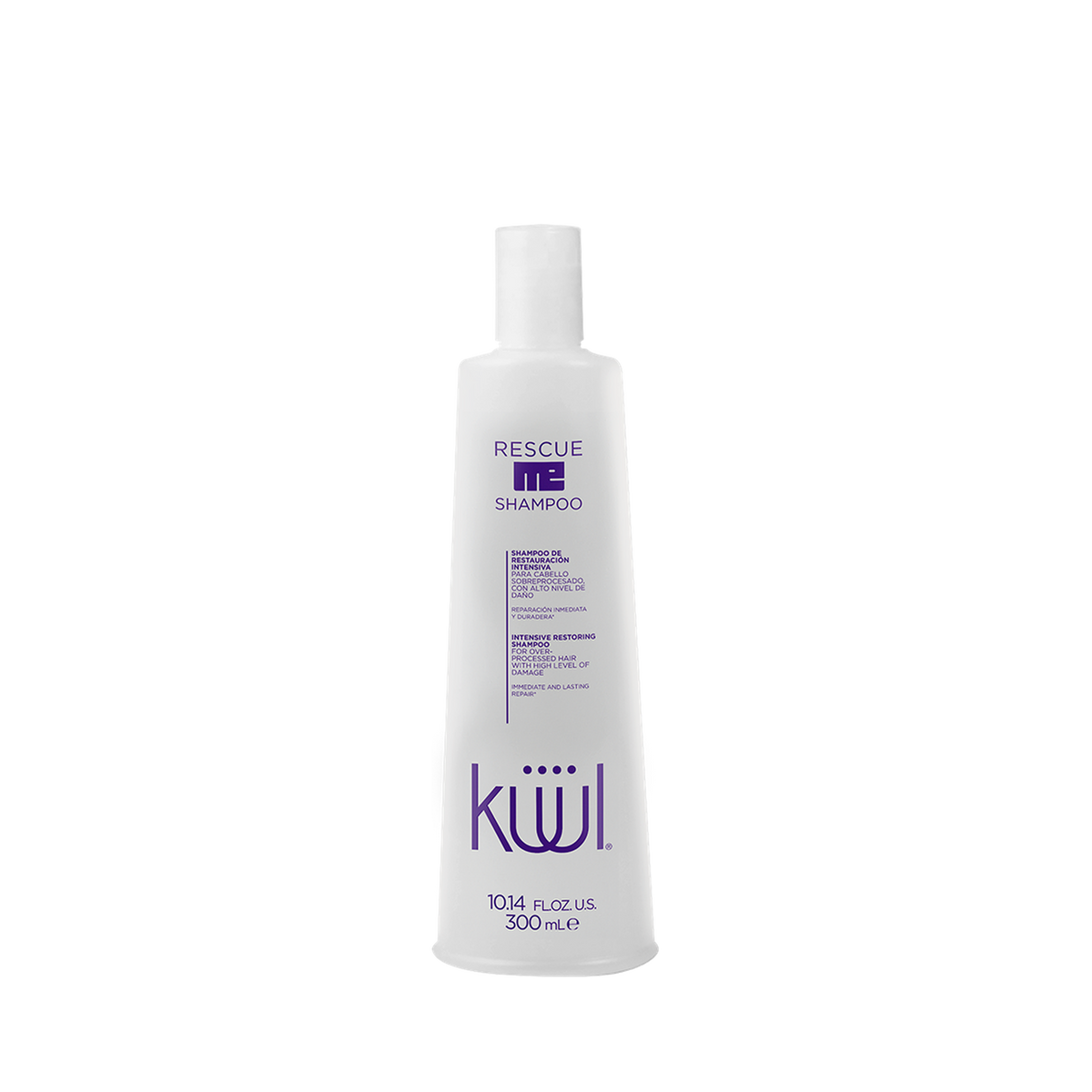 Shampoo de restauración intensiva Küül Rescue Me 300 ml, vista frontal