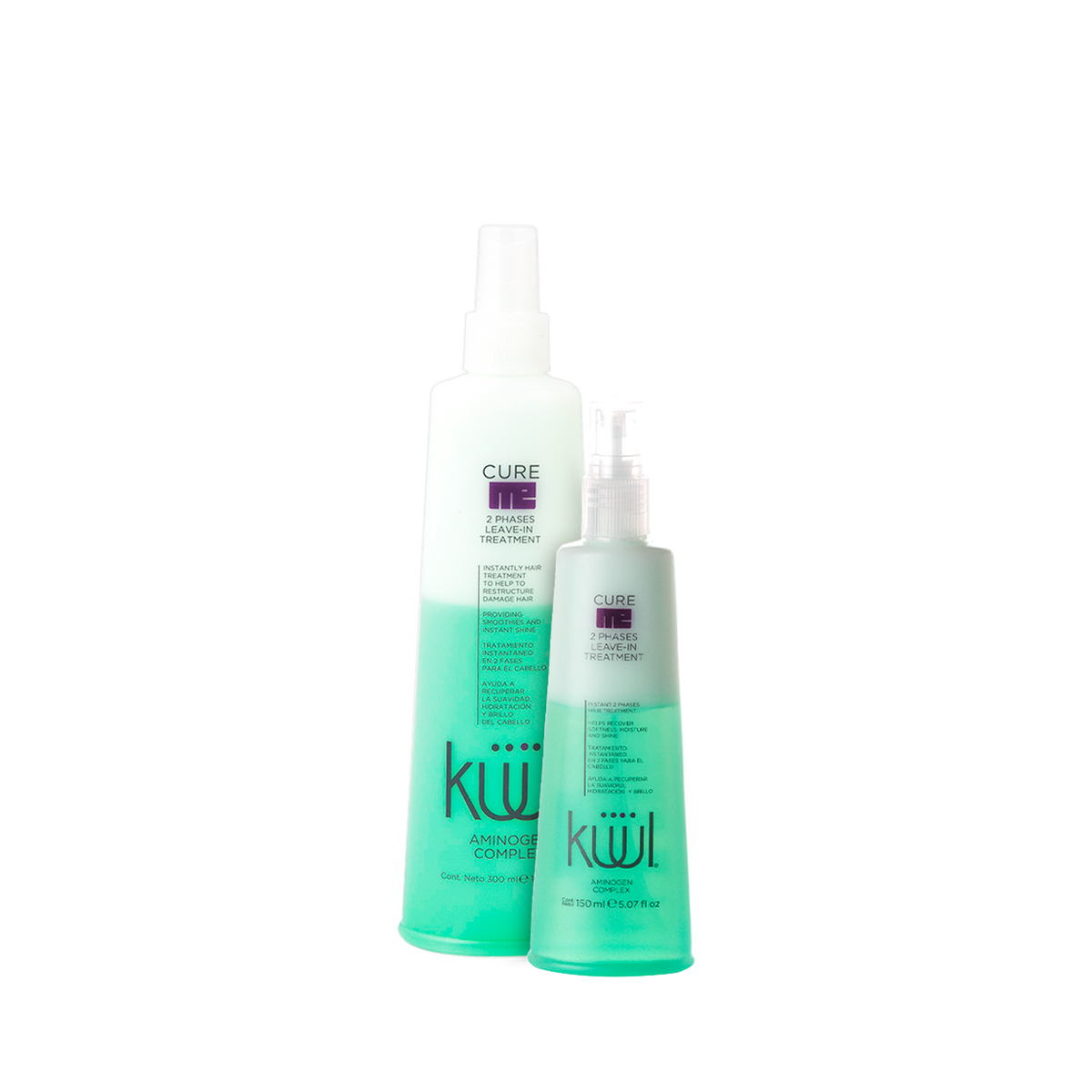 Tratamiento bifásico sin enjuague Küül Cure Me 2 Phases, vista frontal