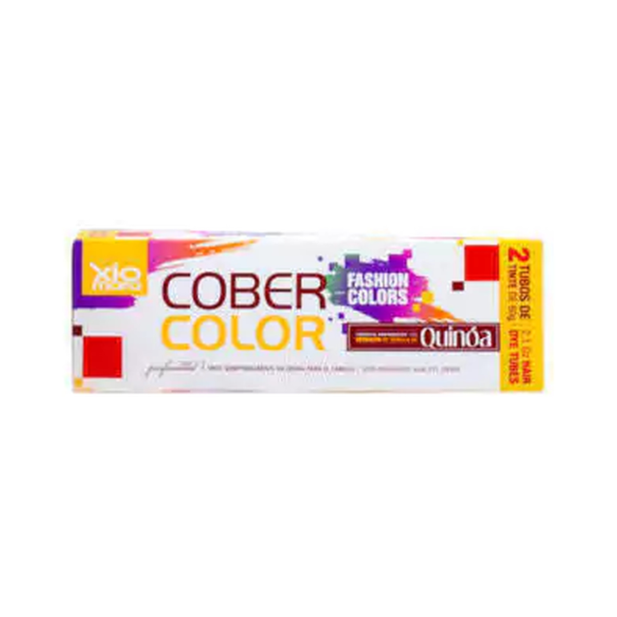 Xiomara CoberColor Fashion Colors: caja con 2 tubos de 60 g cada uno