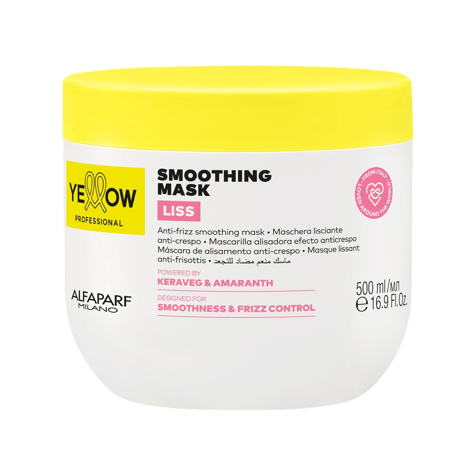 Yellow Liss Smoothing Mask Suavidad y Disciplina Anti-Frizz 500 ml
