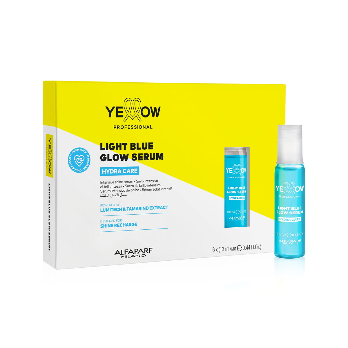 Yellow Hydra Care Sérum Iluminador Light Blue Glow en Ampolleta 13 ml