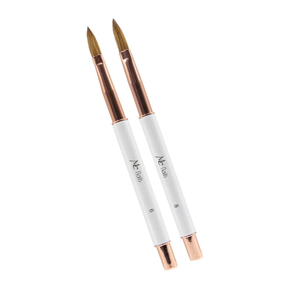 Pincel Kolinsky WHITE PRO para acrílico