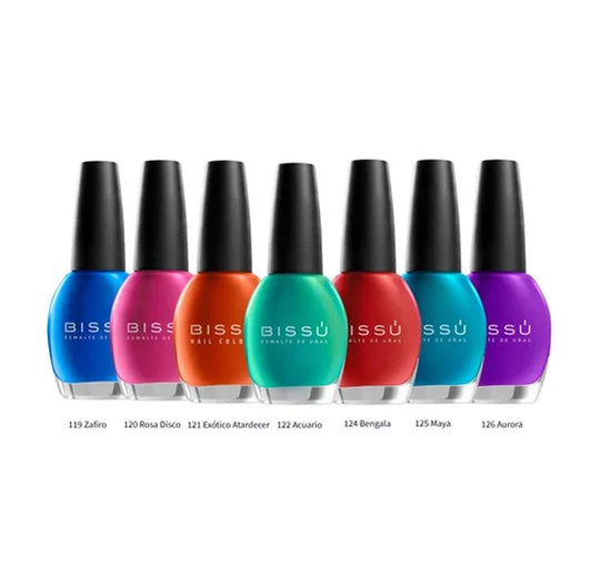 Bissu Esmalte de Uñas Arcoíris | Color Intenso y Secado Rápido