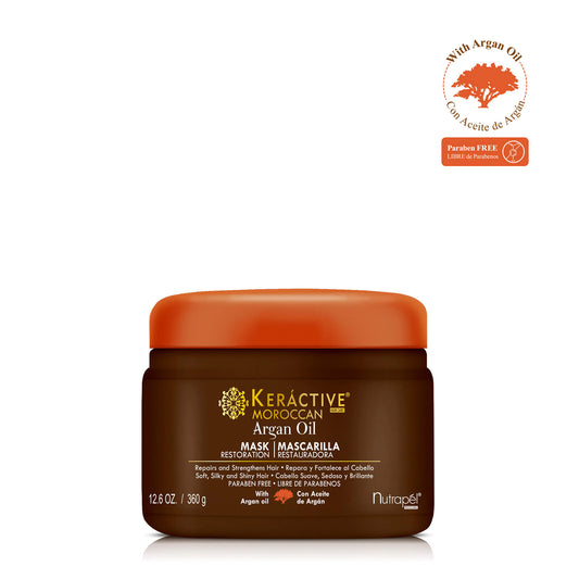 Keractive Moroccan Argan Oil Mascarilla 360g - MKT