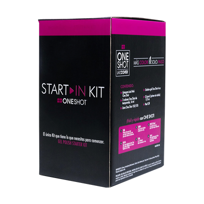 Kit para Uñas Gel Semipermanente Start In One Shot