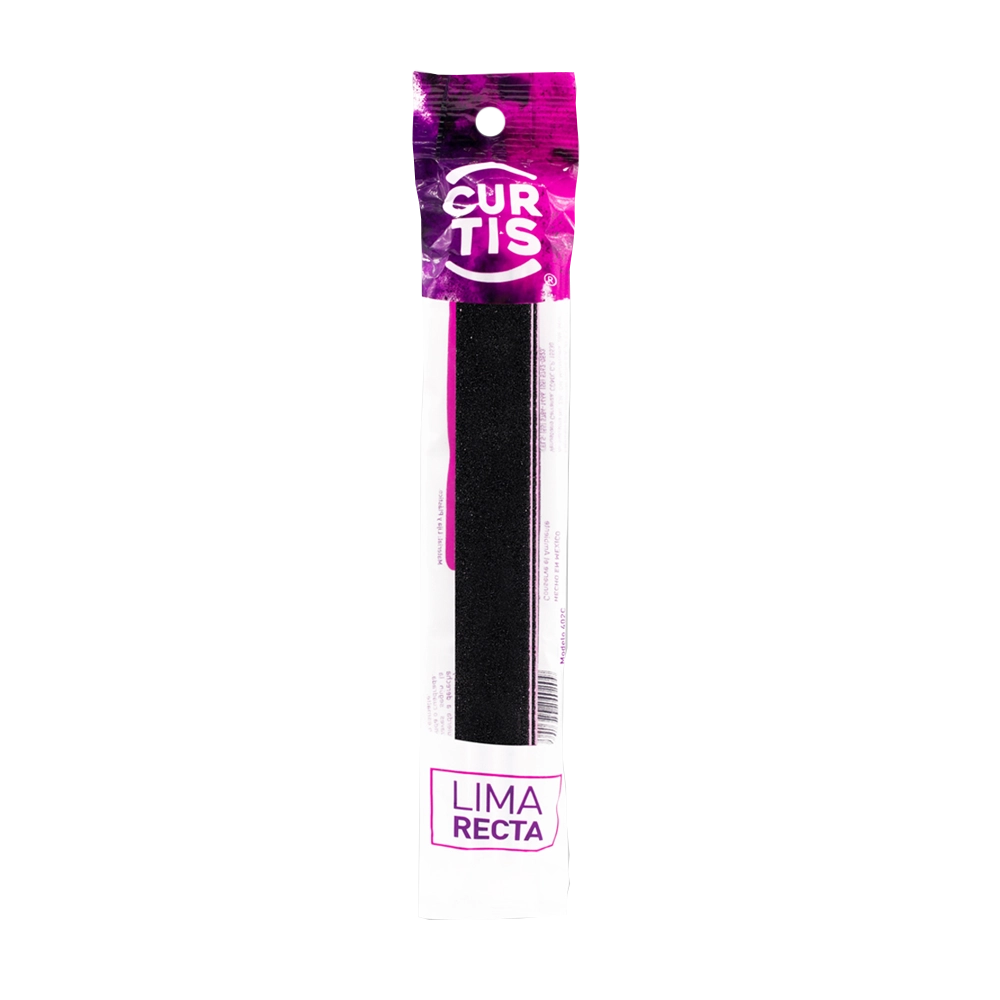 Lima Recta Curtis 3 piezas.