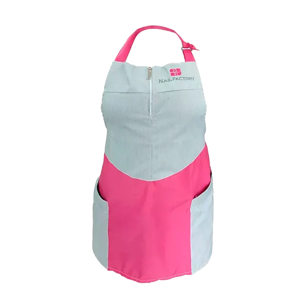 Mandil de Tela con Cierre para Manicurista