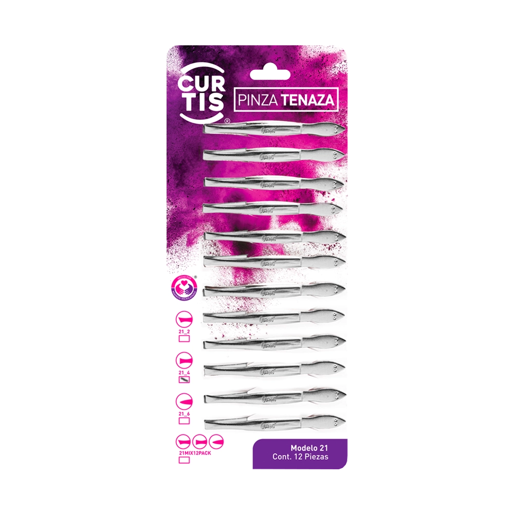 Set Pinza Tenaza Punta Ancha 12 piezas