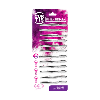 Set Pinza Tenaza Punta Ancha 12 piezas