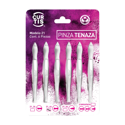 Pinza Tenaza Punta Ancha 6 Piezas