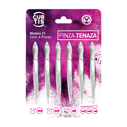 Pinza Tenaza Punta Fina 6 Piezas