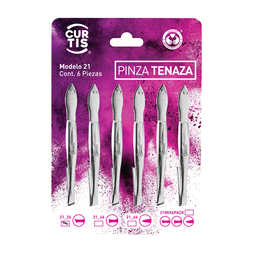 Set Pinza Tenaza Punta Sesgada 6 Piezas