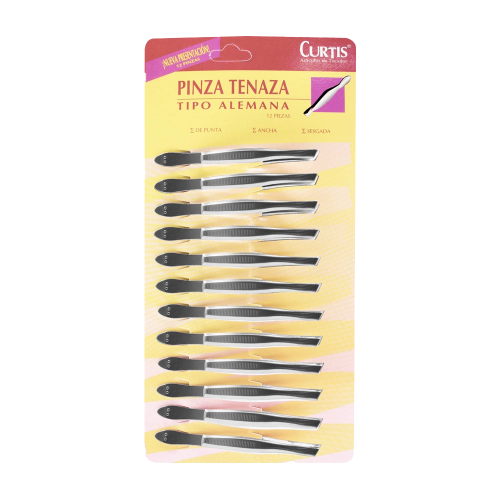 Set Pinza Tenaza Tipo Alemana Punta Sesgada