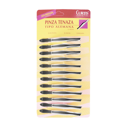 Set Pinza Tenaza Tipo Alemana Punta Sesgada