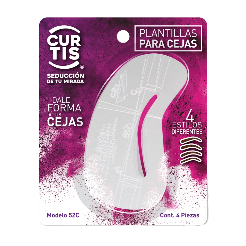 Plantilla para Cejas con 4 estilos