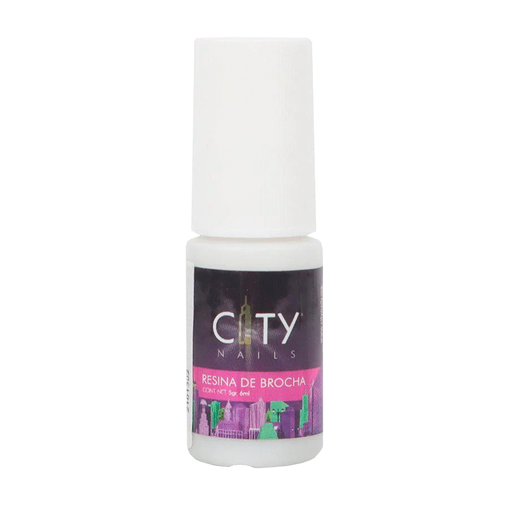 Resina Brocha para Uñas City Nails 5 gr