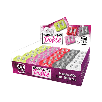 Sacapuntas Doble Caja C/50 Piezas