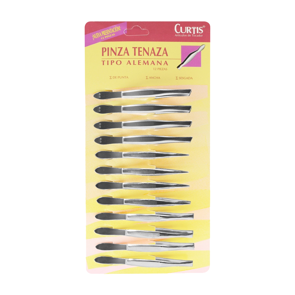 Set de Pinza Tenaza Tipo Alemana Punta Sesgada
