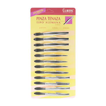 Set de Pinza Tenaza Tipo Alemana Punta Sesgada