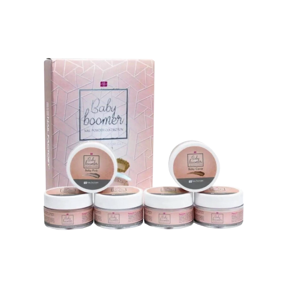 Colección Polvo Acrílico Baby Boomer - 6 Pzas