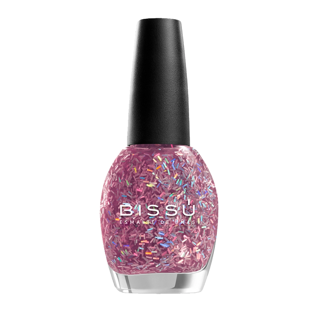 Esmalte con Glitter para uñas