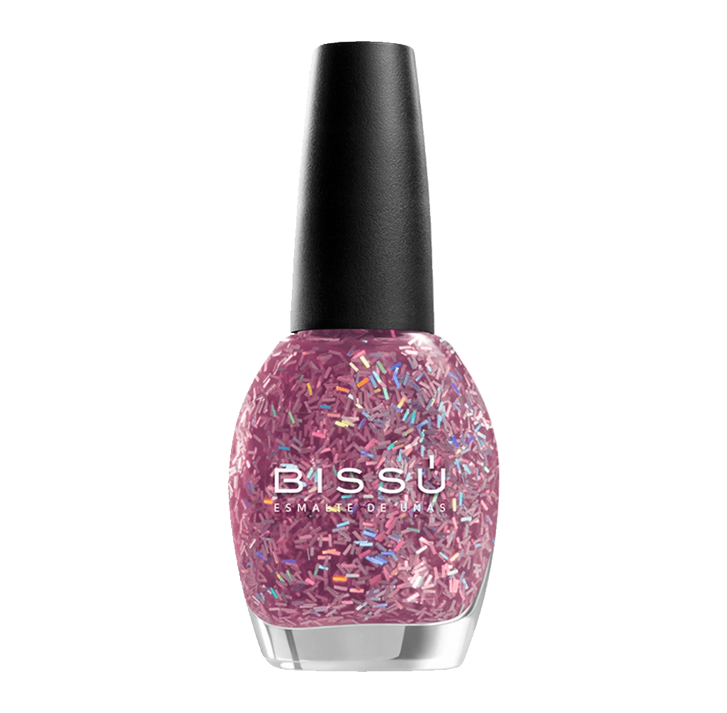 Esmalte con Glitter para uñas