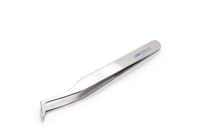 Lobo Pinza para Depilar Angulada de Acero Inoxidable 4.5″ – foto 2