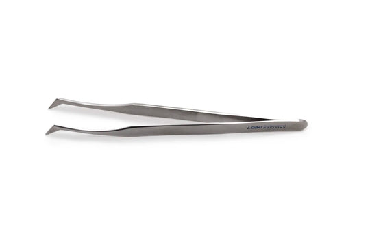 Lobo Pinza para Depilar Angulada de Acero Inoxidable 4.5″ – foto 1